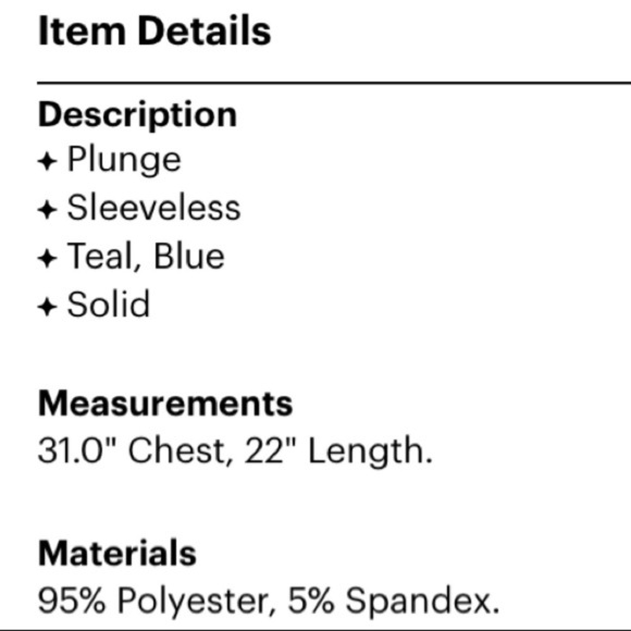 Guess Marciano Beaded V neck front & rear tank top blue - Picture 3 of 7